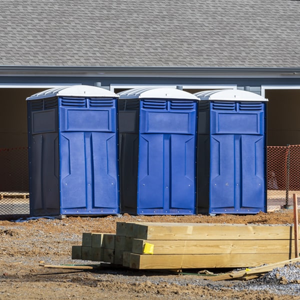 are there any restrictions on what items can be disposed of in the portable restrooms in Pierpont OH